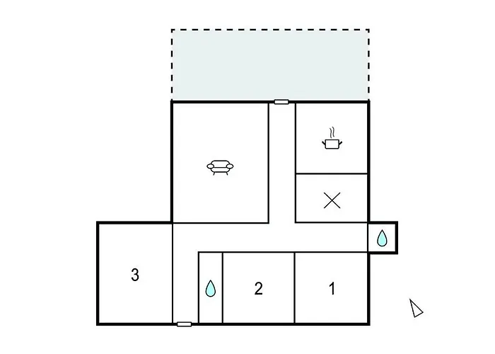 Сasa de vacaciones 3 Bedroom Gorgeous In *